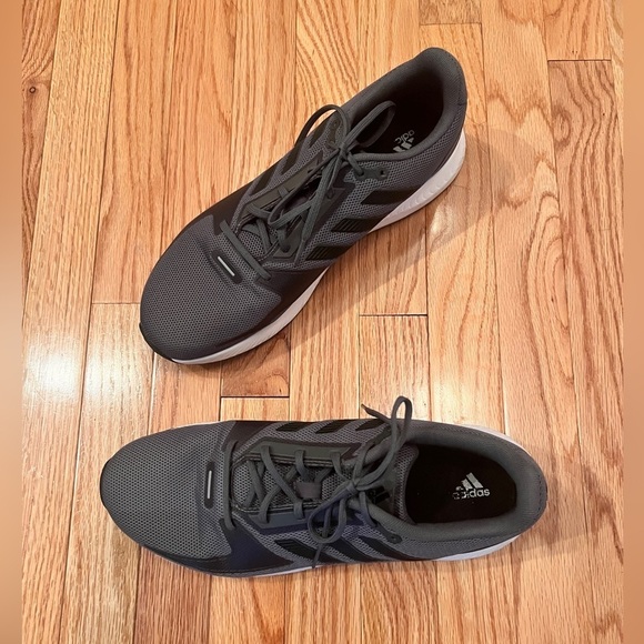 Adidas Men's Black Grey Runfalcon 2.0 Running Sneaker Shoe Size 11.5 - Picture 2 of 11